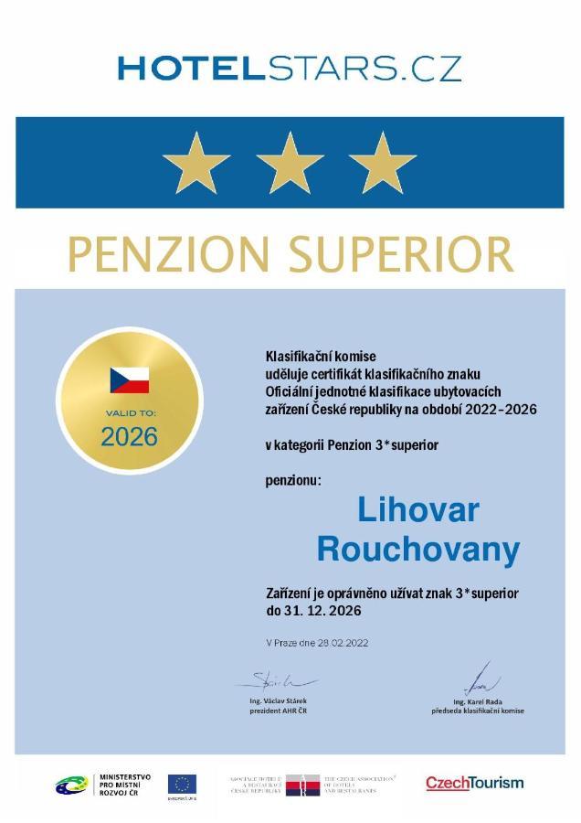 Penzion Lihovar *** Rouchovany Екстериор снимка